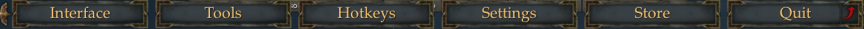 Main menu on on the Steam client